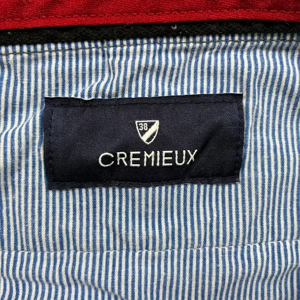 Cremieux 38 Mens Chino Shorts Size 32 Gray Stretch Cotton Flat Front Casual